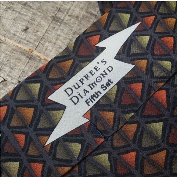 GRATEFUL DEAD Dupree's Diamond Fifth Set Silk Neck Tie - Picture 5 of 6